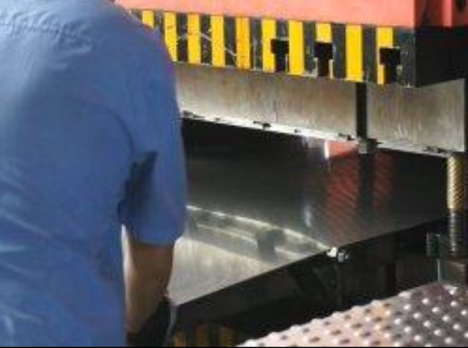 Pressing The Plates Of Heat Exchanger